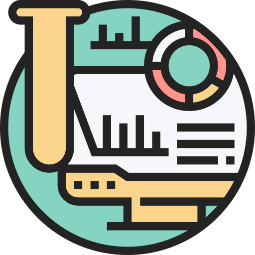 Data collection Meticulous Lineal Color icon