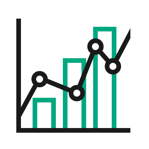Chart free icon