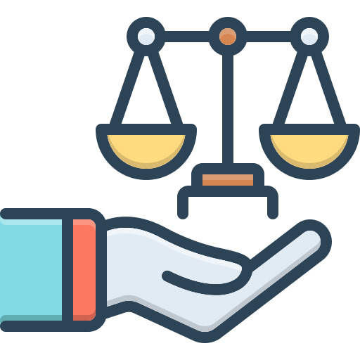 justicia icono gratis