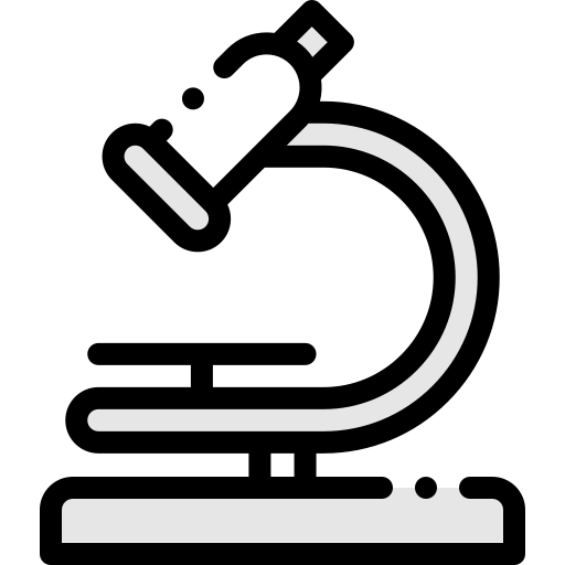 Microscope Detailed Rounded Lineal color icon