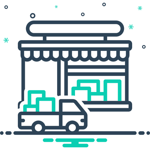 entrega icono gratis