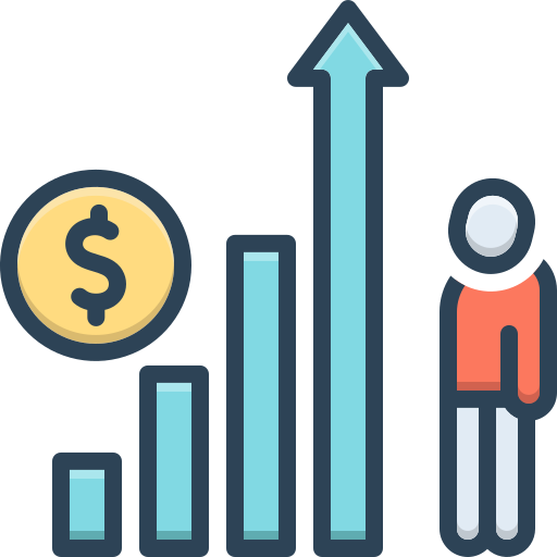 lucro econômico grátis ícone lucro econômico grátis ícone