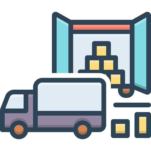 mercancías icono gratis