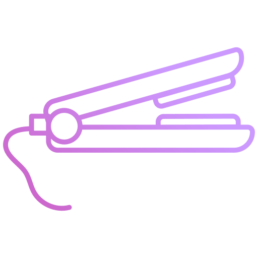plancha para cabello icono gratis