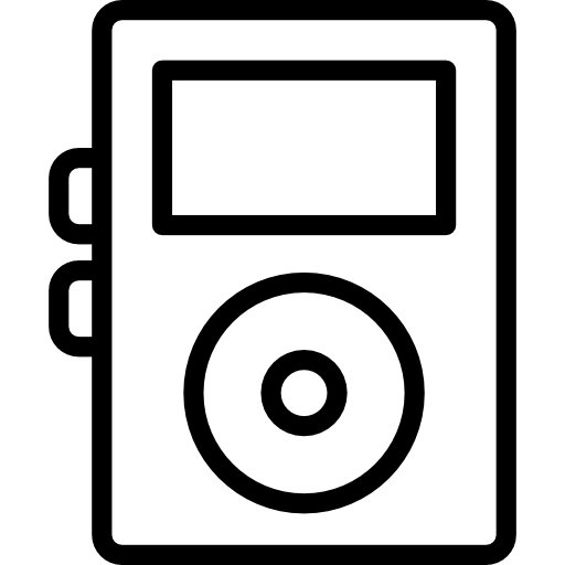 reproductor de música icono gratis