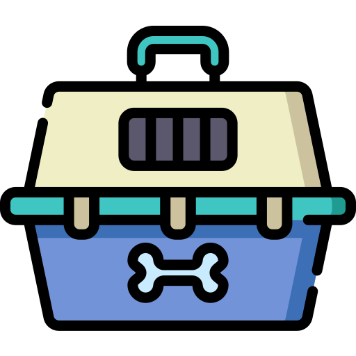 Dog carrier free icon