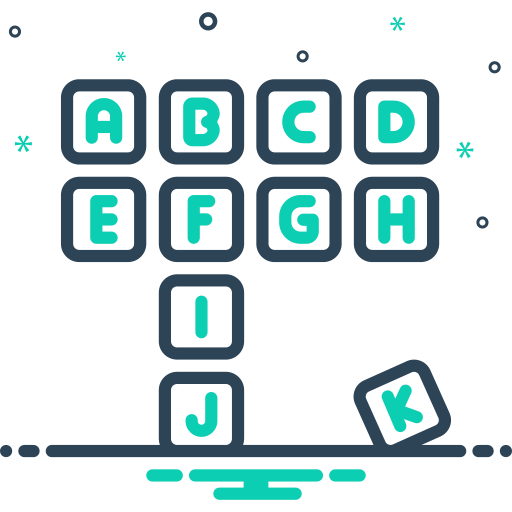 alfabeto icono gratis