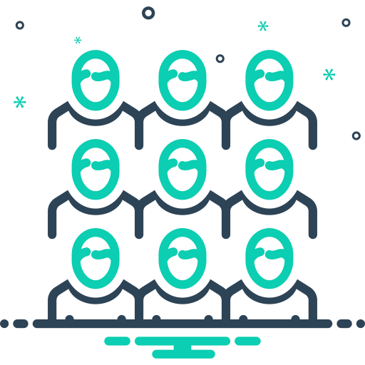 población icono gratis