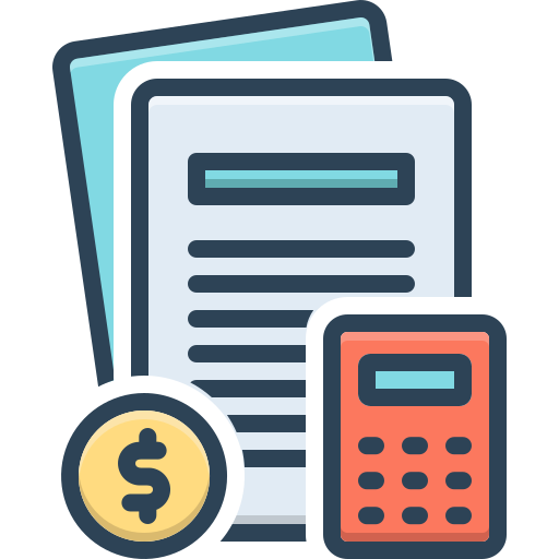 cuenta financiera icono gratis