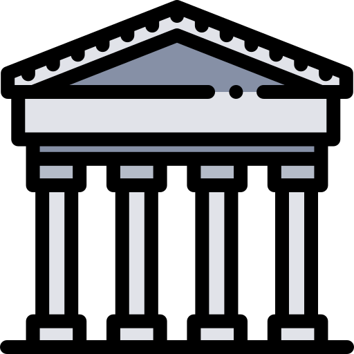 panteón icono gratis