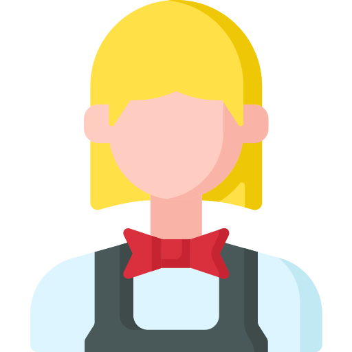 Camarero icono gratis