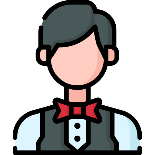 Waiter Special Lineal color icon