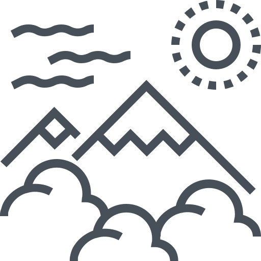 montagne Icône gratuit
