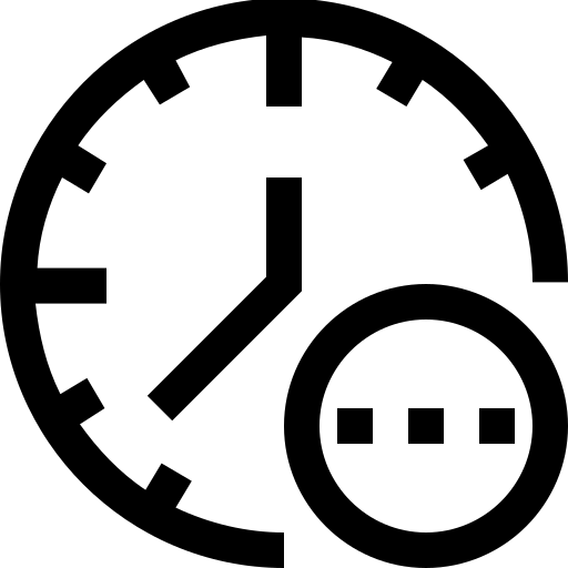 Clock free icon Clock free icon