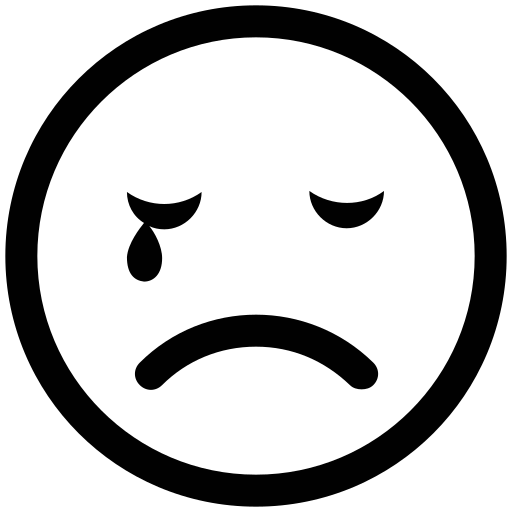 Crying free icon