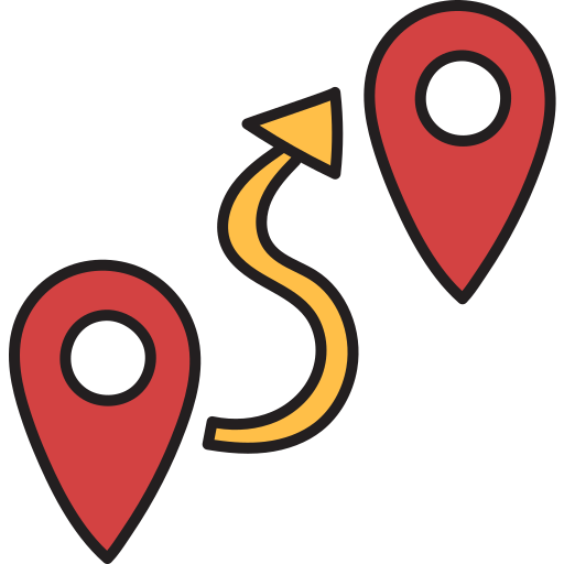 Dirección icono gratis