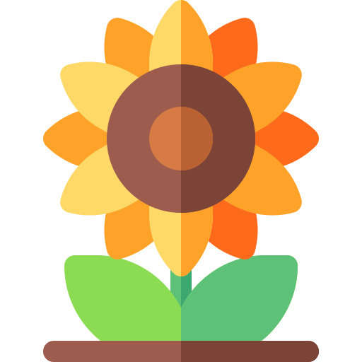 Girasol icono gratis