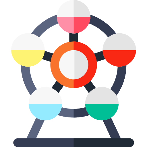 Ferris wheel free icon