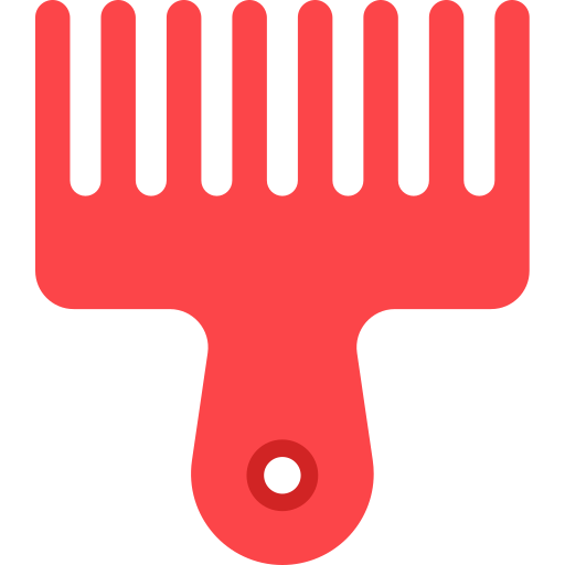 Cepillo para el pelo icono gratis