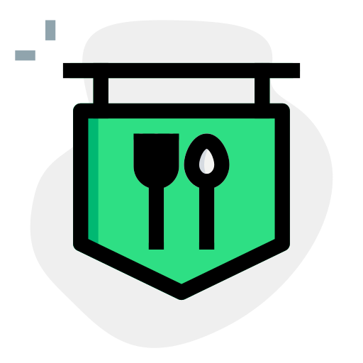 식당 무료 아이콘