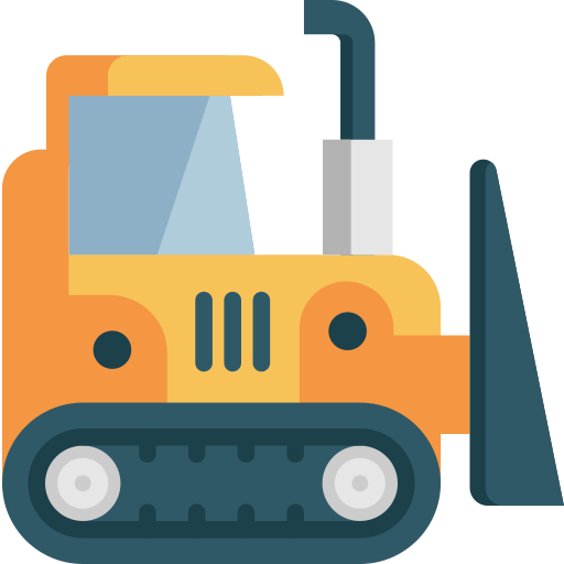 Bulldozer icono gratis