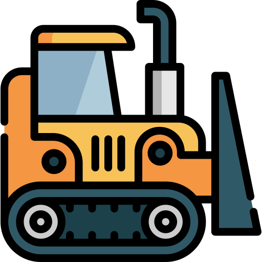 Bulldozer icono gratis