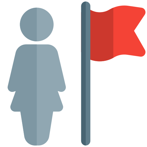 Flag free icon