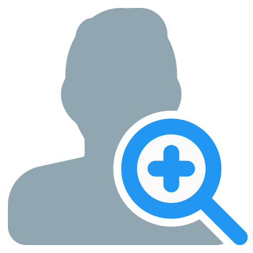 Magnifying glass free icon