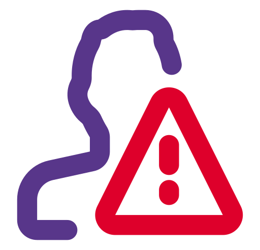 Caution free icon Caution free icon