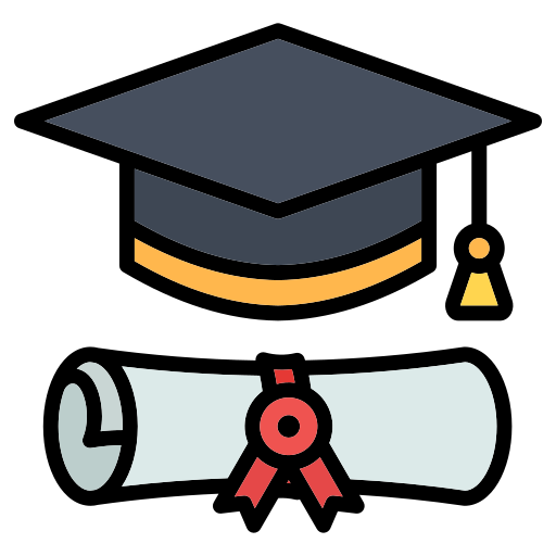 graduación icono gratis