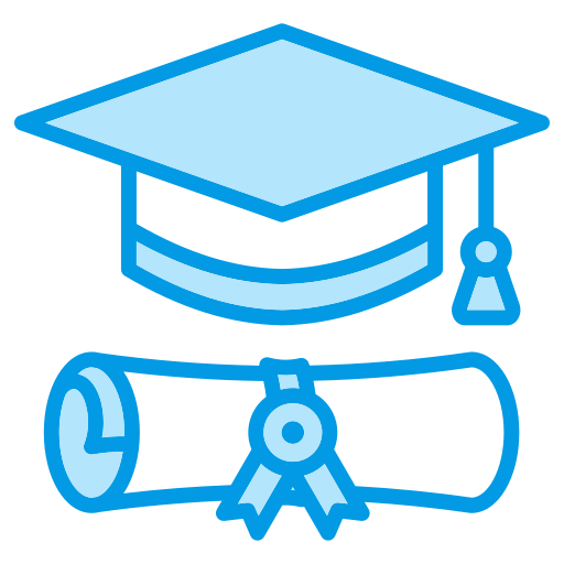 graduación icono gratis