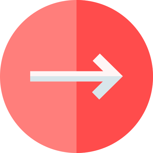 flecha correcta icono gratis