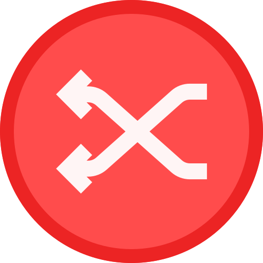 Shuffle free icon