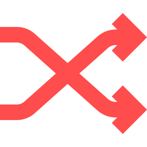 Shuffle free icon