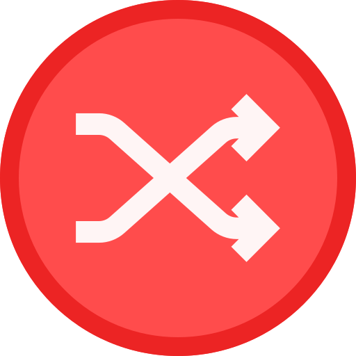 Shuffle free icon