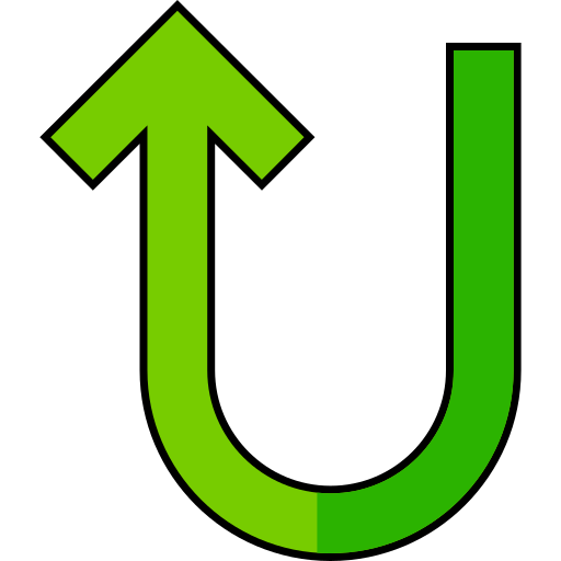 faites demi-tour Icône gratuit