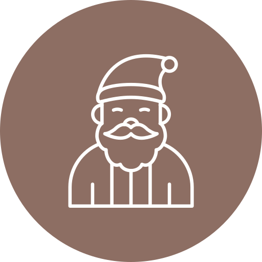 papá noel icono gratis