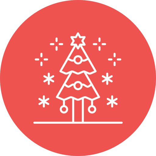 árbol de navidad icono gratis