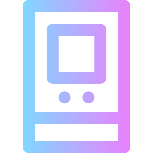 Hot plate Super Basic Rounded Gradient icon