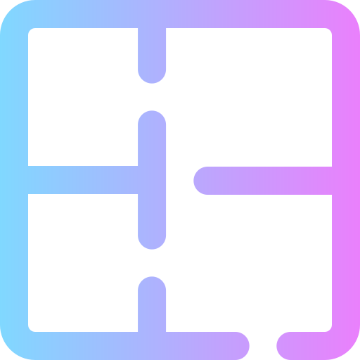 Plan de la casa icono gratis