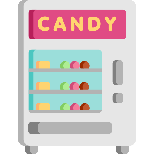 maquina de dulces icono gratis