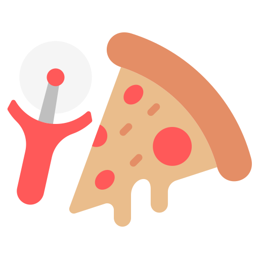 porción de pizza icono gratis