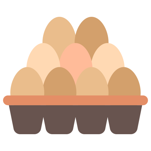 carton de huevos icono gratis