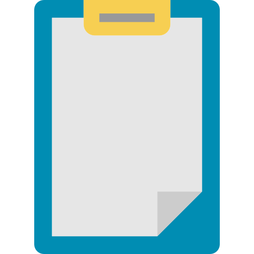 Clipboard Special Flat icon