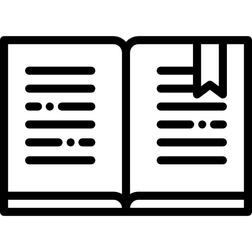 Open book Detailed Rounded Lineal icon
