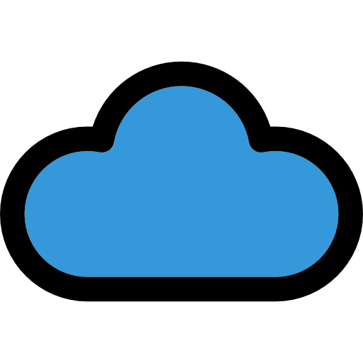 Cloud Vector Market Light Rounded icon