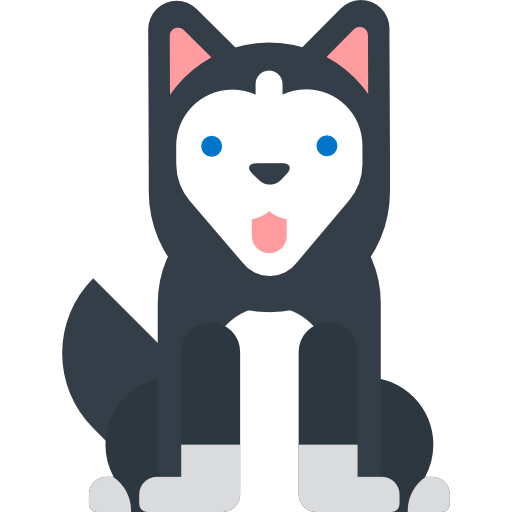 husky siberiano icono gratis