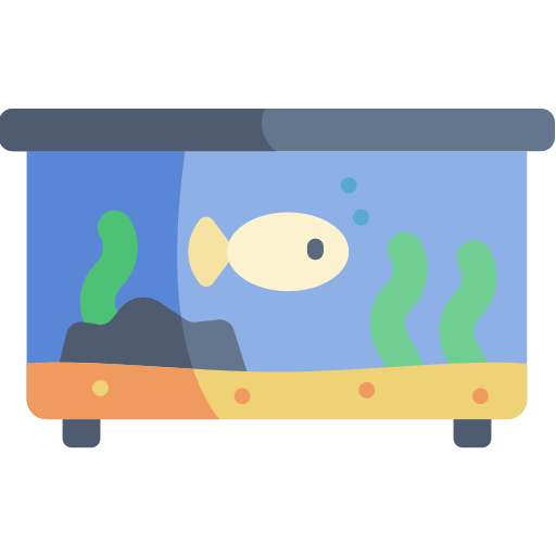 Aquarium Kawaii Flat icon