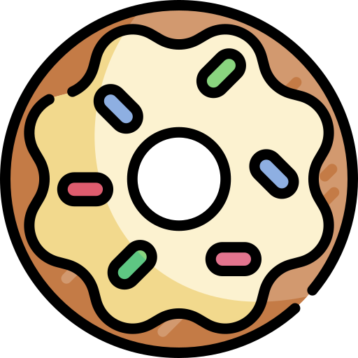 Rosquilla icono gratis