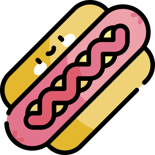 hot dog icono gratis